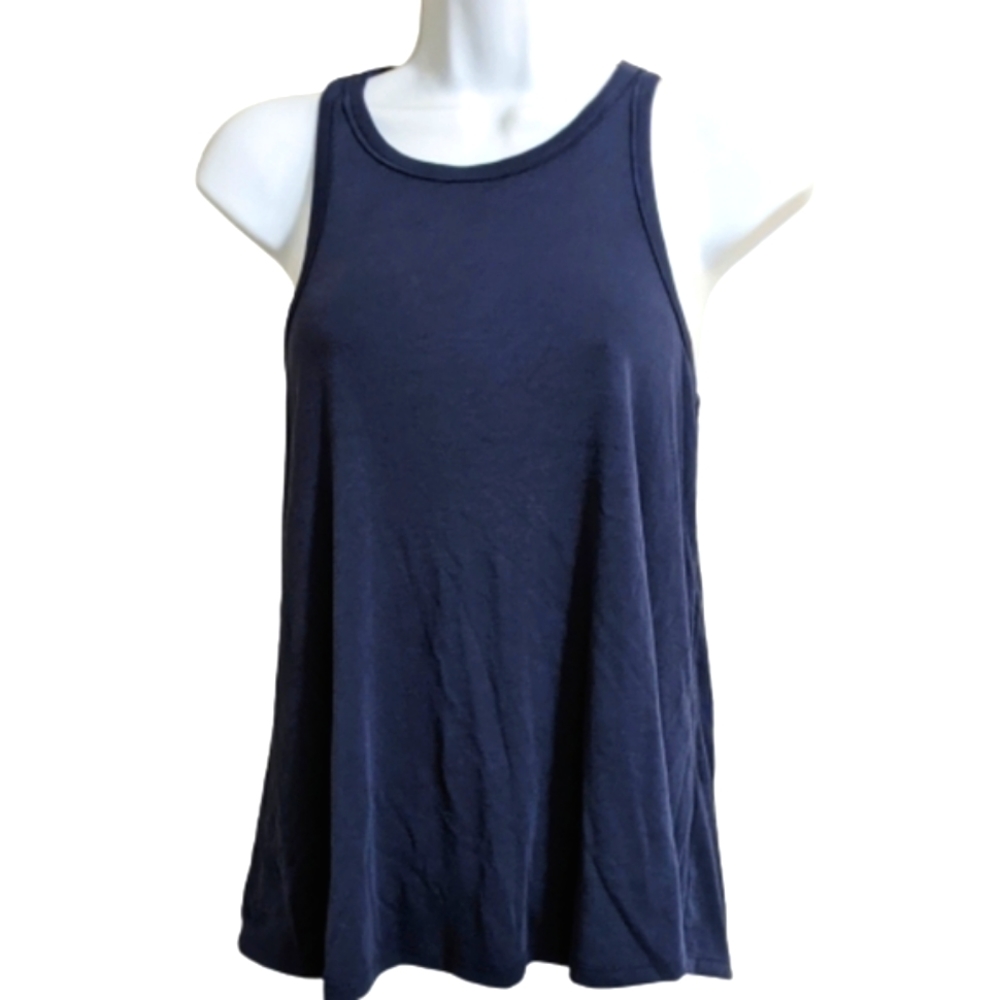 Navy Racer Back Tank Top sz.S. Double Zero